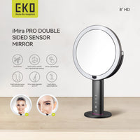 iMira Pro 8" Double Sided Sensor Mirror - Dark Grey 1X/5X