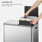 Code M Easy-Dispense Roll Trash Bags, 35-40 L / 9.3-10.6 Gal