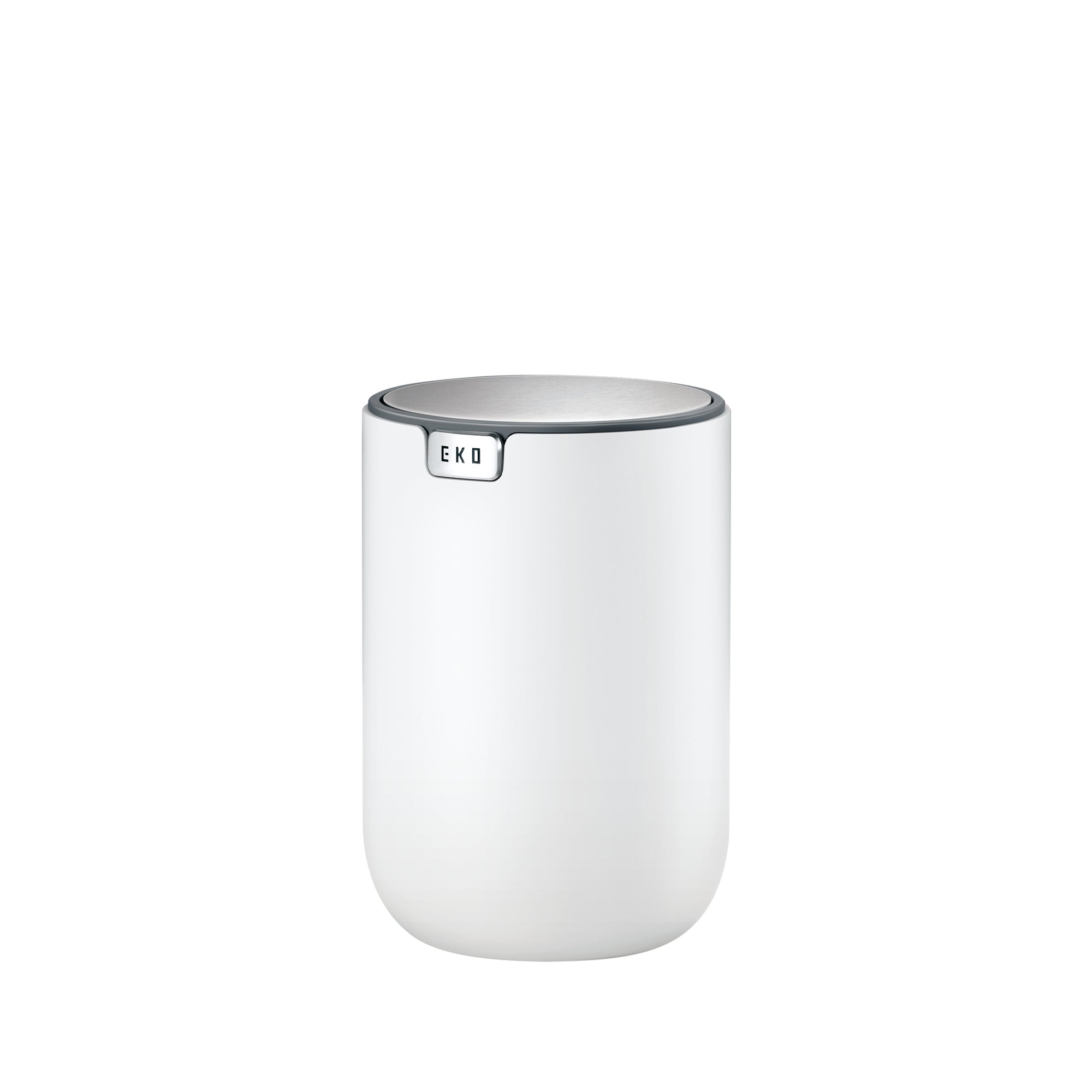 Fandy Table Bin with Swing-Top Lid - White 1.5L / 0.4 Gal