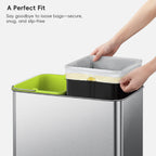 Code K Easy-Dispense Roll Trash Bags, 30-35 L / 7.9-9.3 Gal