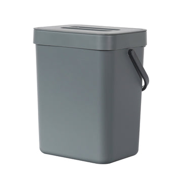 Puro Compost Bin with Lid - Dark Grey 3L / 0.79 Gal