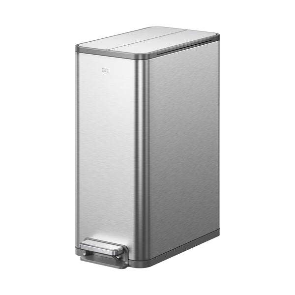 X-Wing 50L / 13.2 Gallon Slim Step Trash Can with Dual Wing Lid