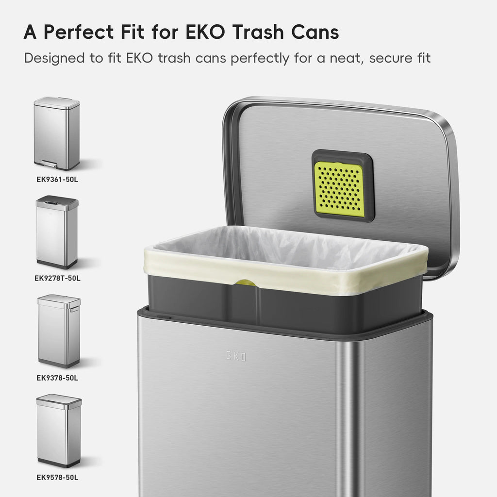 Code F Easy-Dispense Roll Trash Bags, 40-60 L / 10.6-15.9 Gal