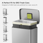 Code F Easy-Dispense Roll Trash Bags, 40-60 L / 10.6-15.9 Gal