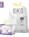 Code G - 21 Gallon Easy-Dispense Roll Trash Bag - 240 Count