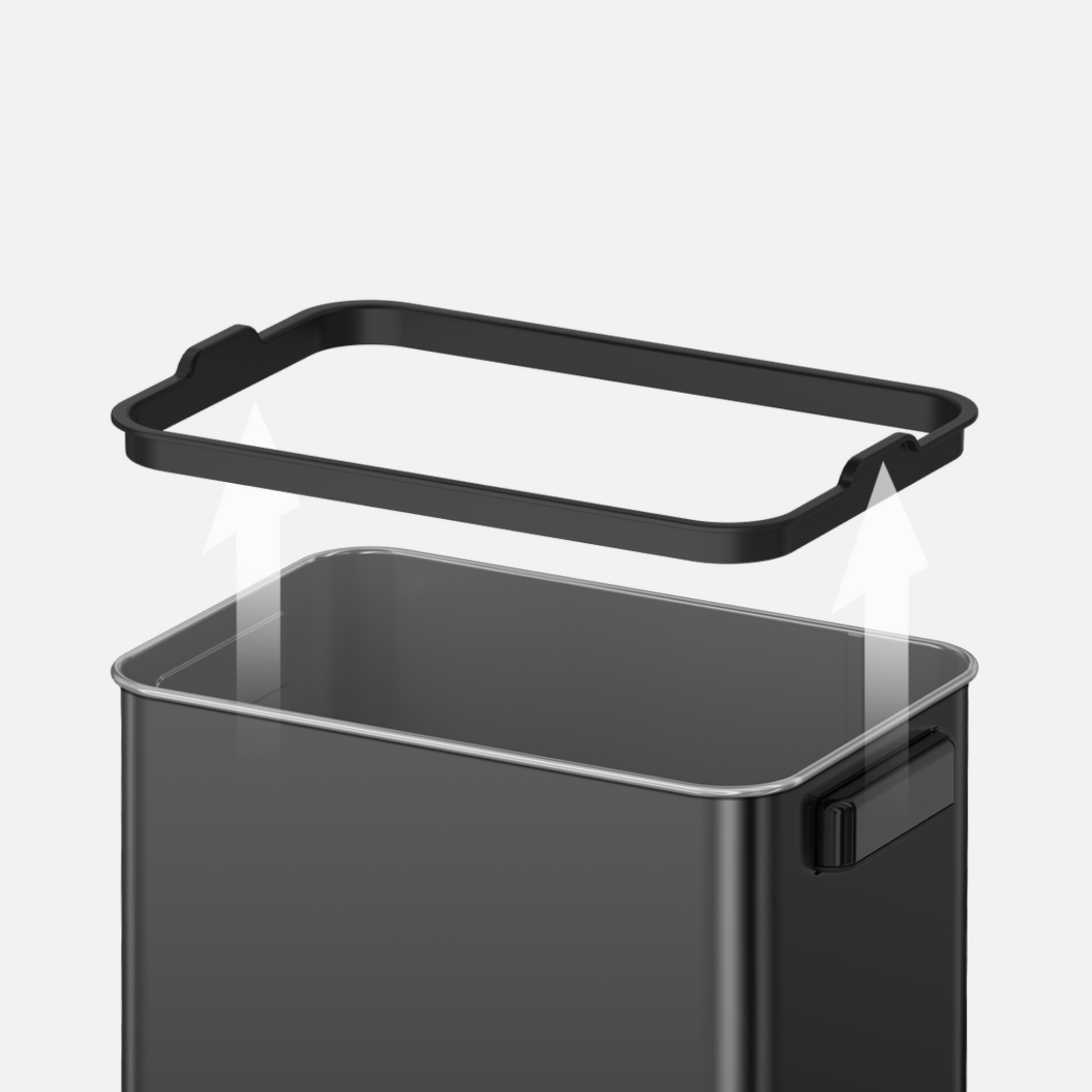 Change the Bag in Seconds - Step 2 - Lift out the liner ring.