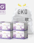 Code G - 21 Gallon Easy-Dispense Roll Trash Bag - 240 Count