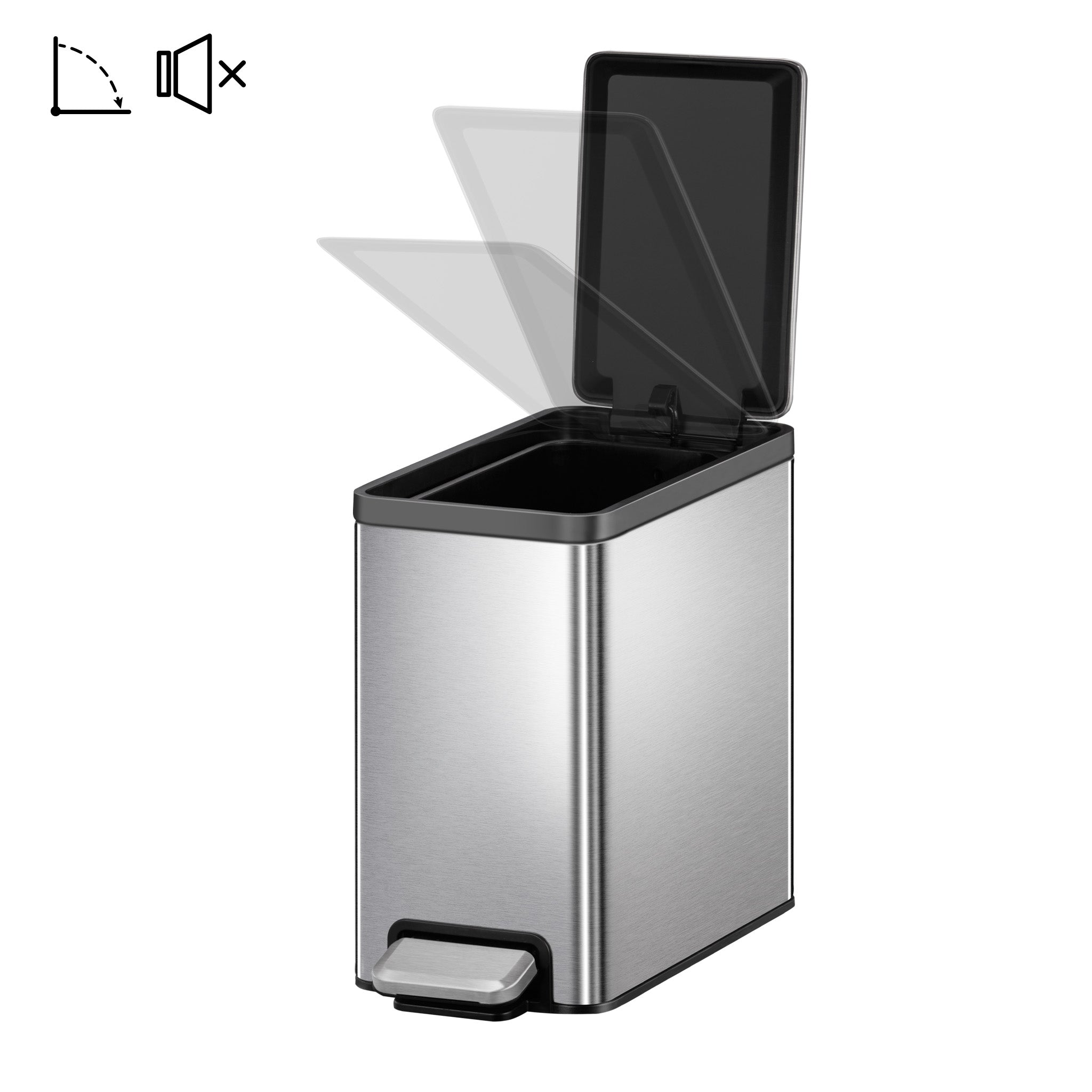 EKO EcoCasa II Recycling Can - Thumbnail 2