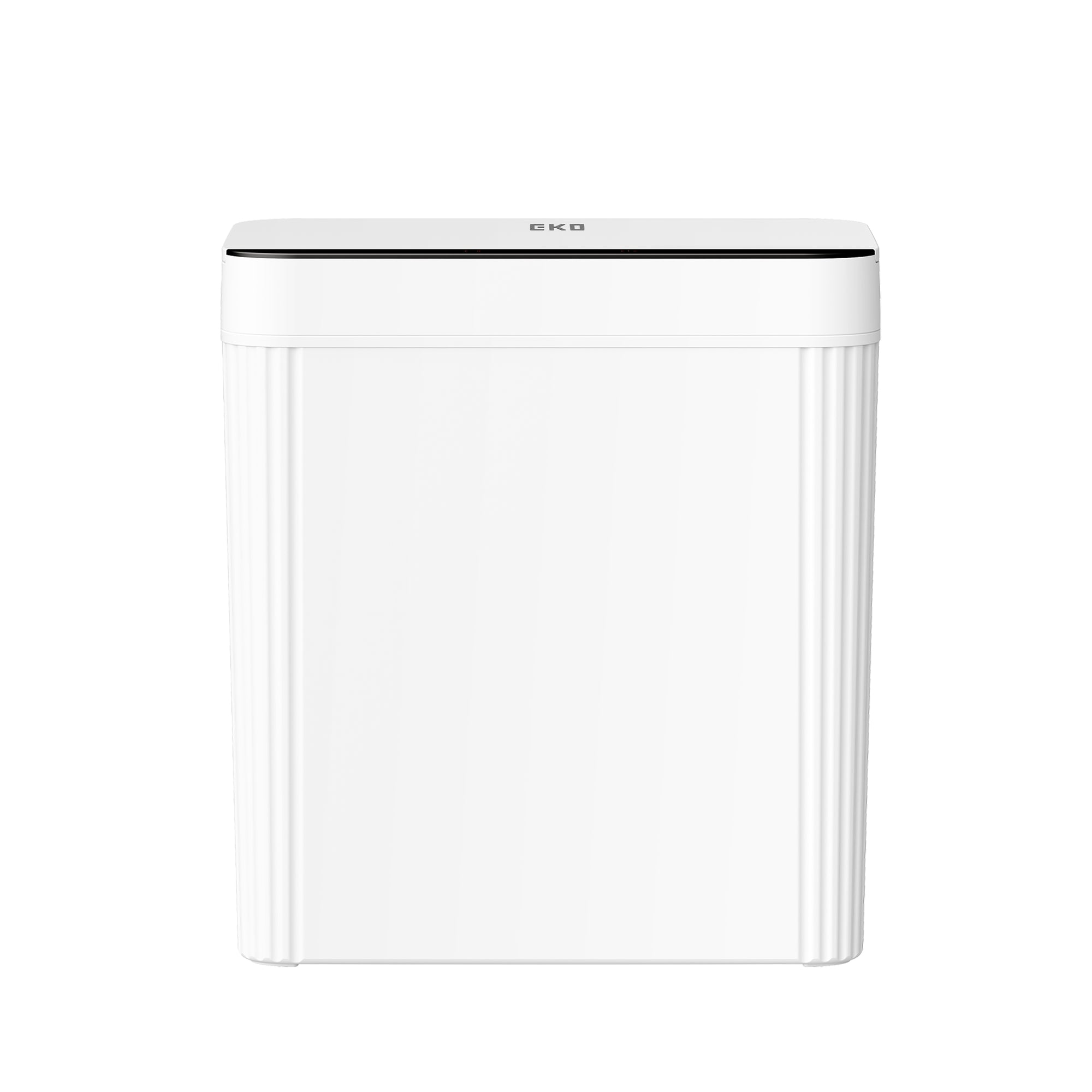 Brio 10L / 2.6 Gallon in White Compact Design Motion Sensor Trash Can