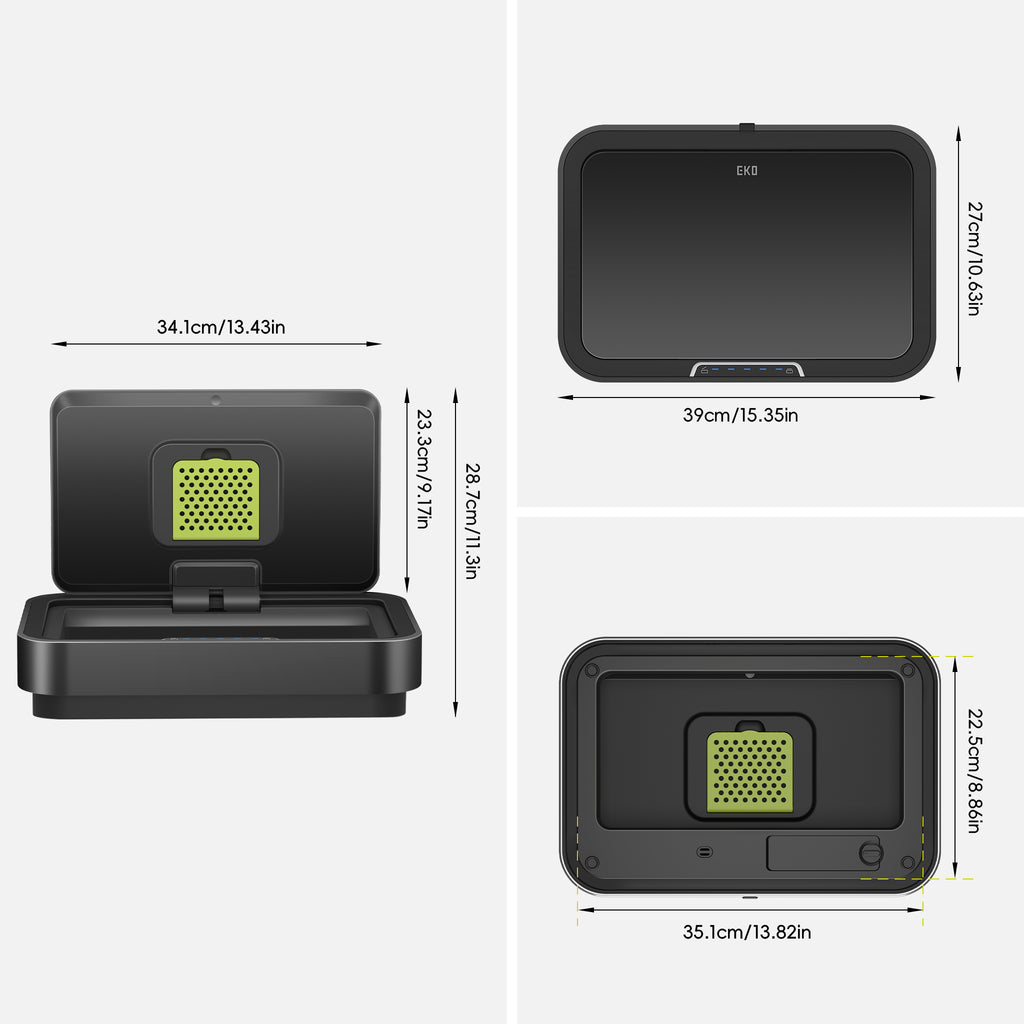 EKO Replacement Lid Dimensions for EK9378P-50L.