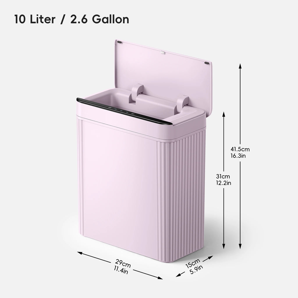 Brio Compact Motion Sensor Trash Can, 10 L