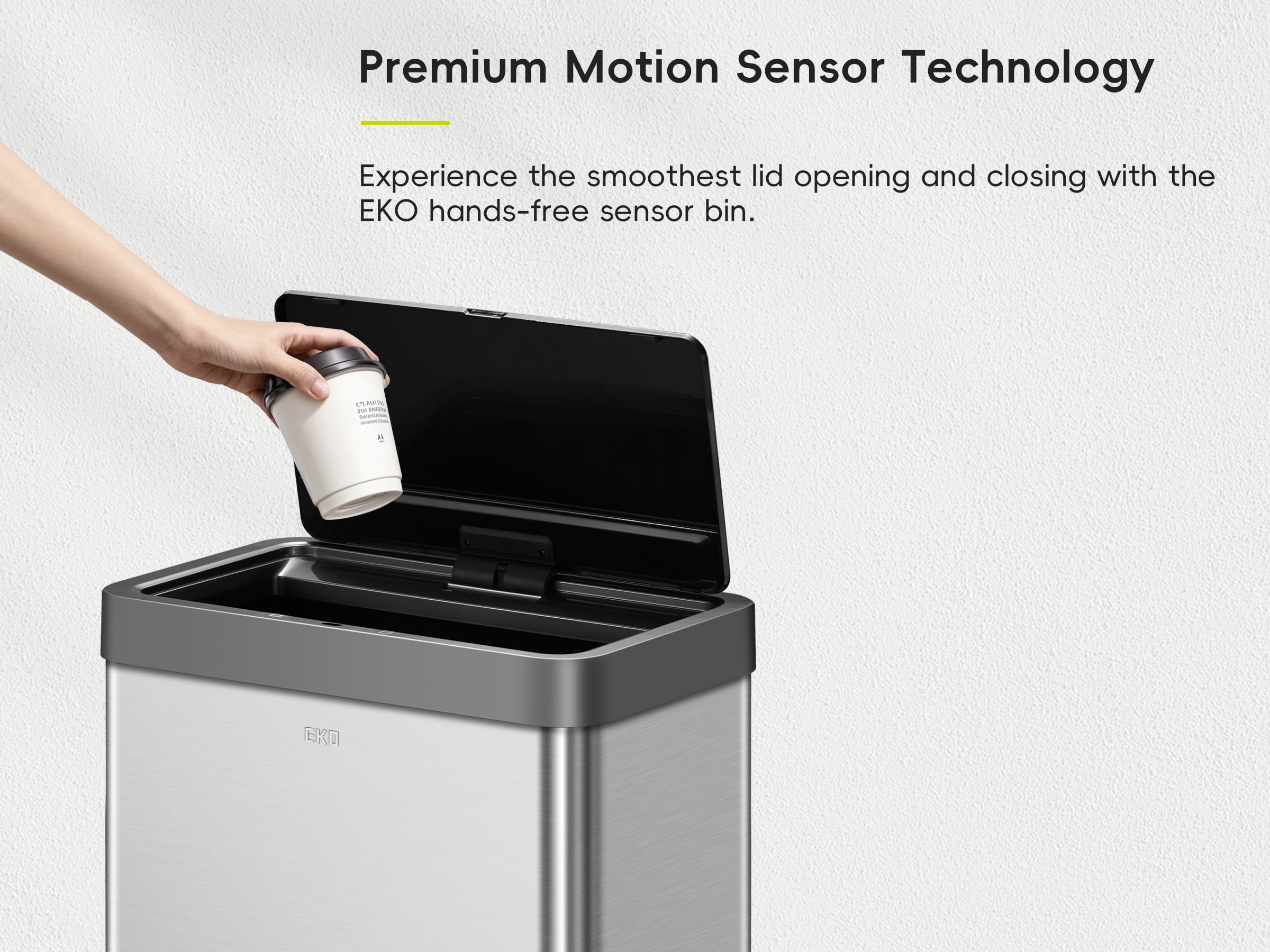 Mirage-X Sensor Can with Liner – 47L - Stainless Steel – Home by EKO