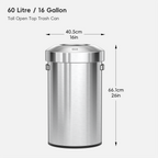 Urban Round Open Top Trash Can