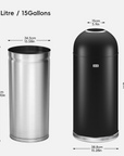 Eternal Round Open Top Can Commercial Grade – 56L / 14.7 Gal
