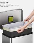 Code F - 13 Gallon  Easy-Dispense Roll Trash Bag - 240 Count
