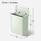 Brio Compact Motion Sensor Trash Can, 10 L