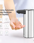 Deluxe Aroma Smart Liquid Soap Dispenser - Stainless Steel