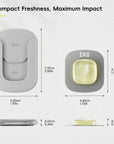 Deodorizer Pod Kit with Refillable Holder, 1 Pod + 1 Holder, Plant-Based Odor Eliminator for Trash Can