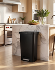EKO 45L / 12 Gal Pet-Lock Kitchen Trash Can with Lid