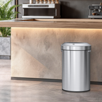 Urban Semi-Round Open Top Trash Can