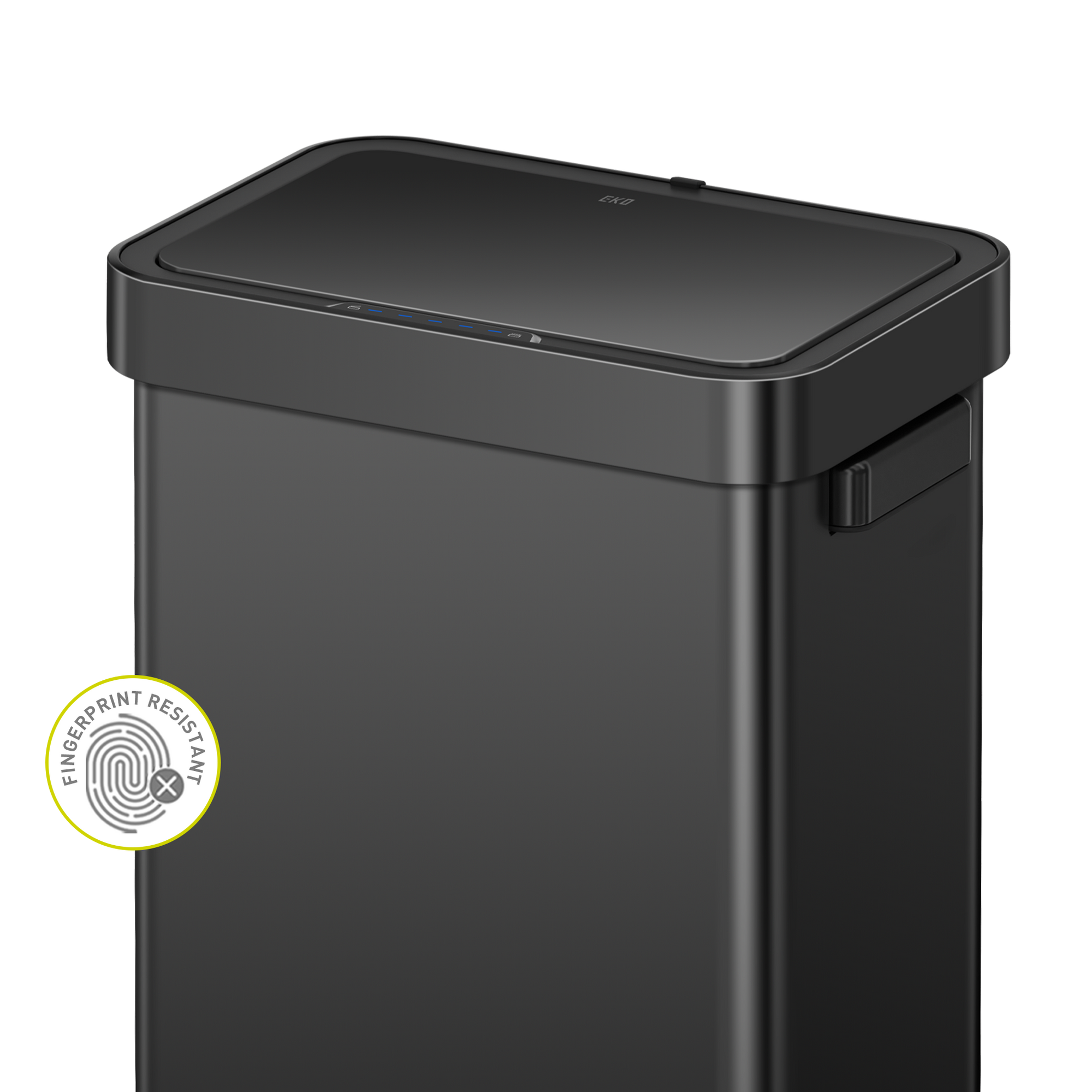 EKO Trash Can Featuring Fingerprint Resistant.