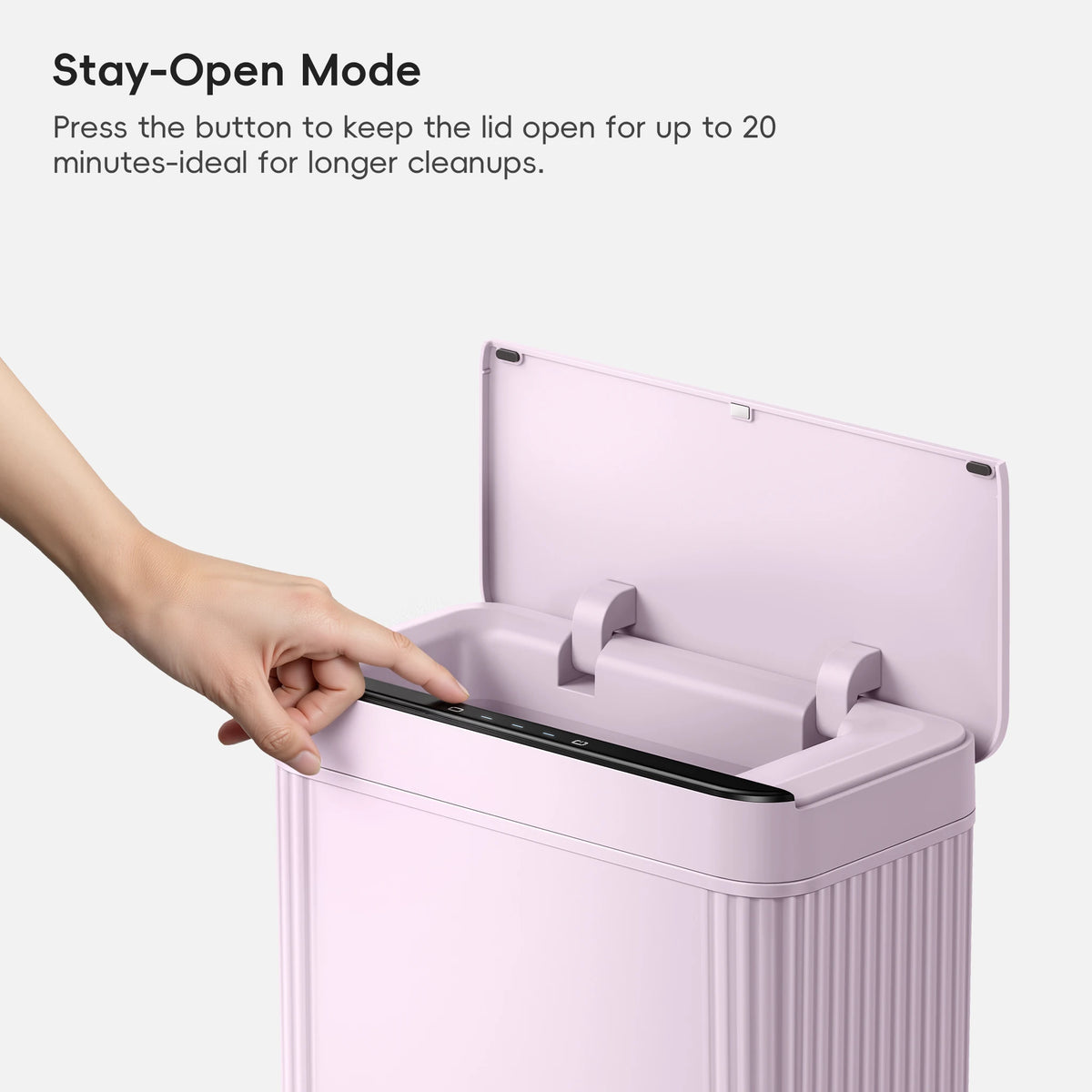 Brio Compact Motion Sensor Trash Can, 10 L