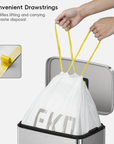 Code F - 13 Gallon  Easy-Dispense Roll Trash Bag - 110 Count (50L)