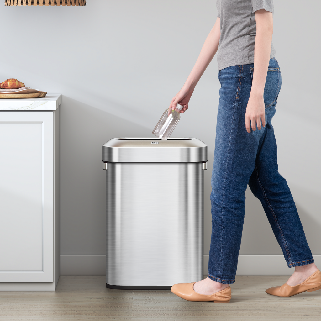 Urban Slim Open Top Trash Can