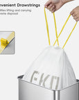 Code J - 12.9 Gallon (45-49L) Easy-Dispense Roll Trash Bag - 440 Count