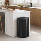 Mirage Semi-Round Motion Sensor Trash Can, 47 L
