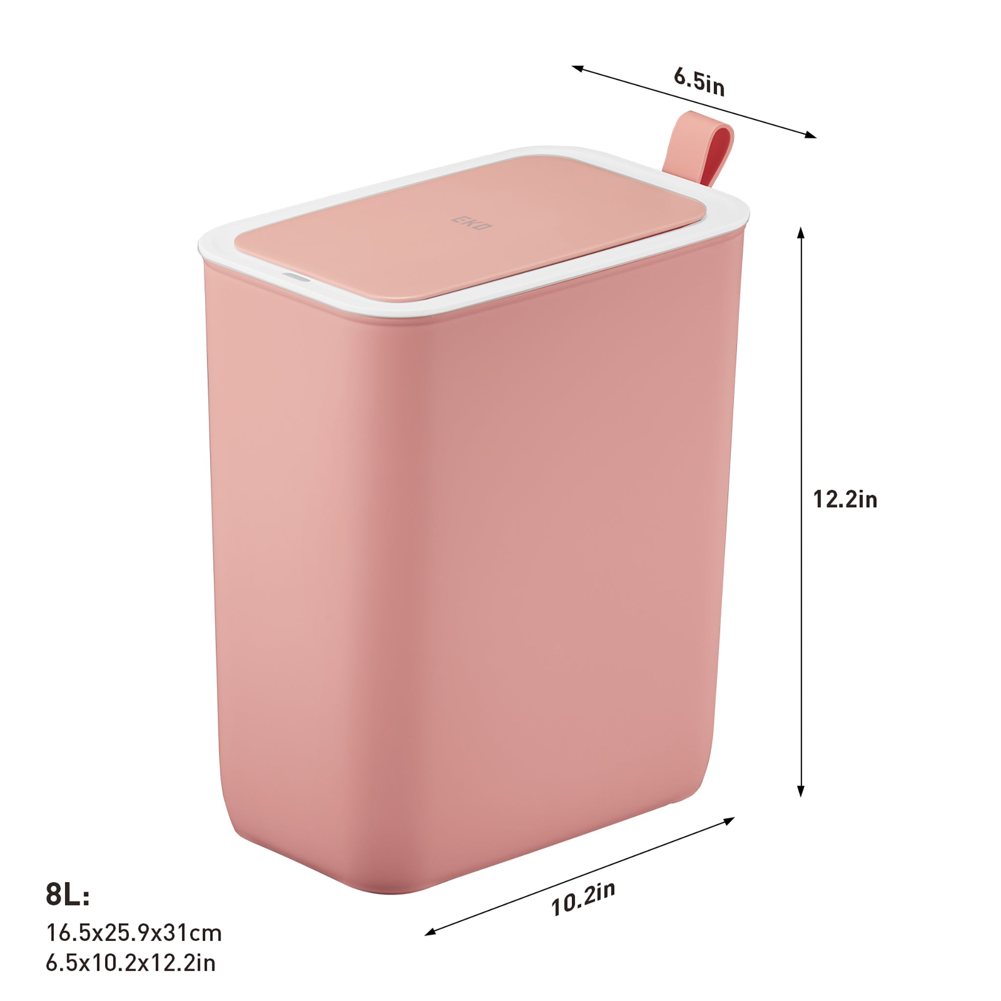Morandi Slim Sensor Can – Pink 8L / 2.11 Gal