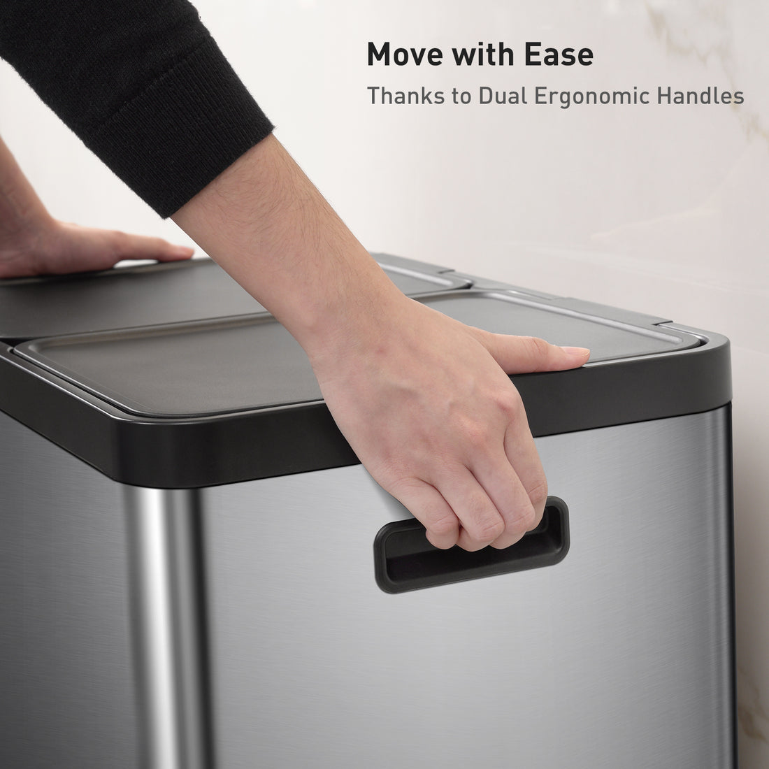 Essential Step Recycling Can - Dual Compartment 30L+30L