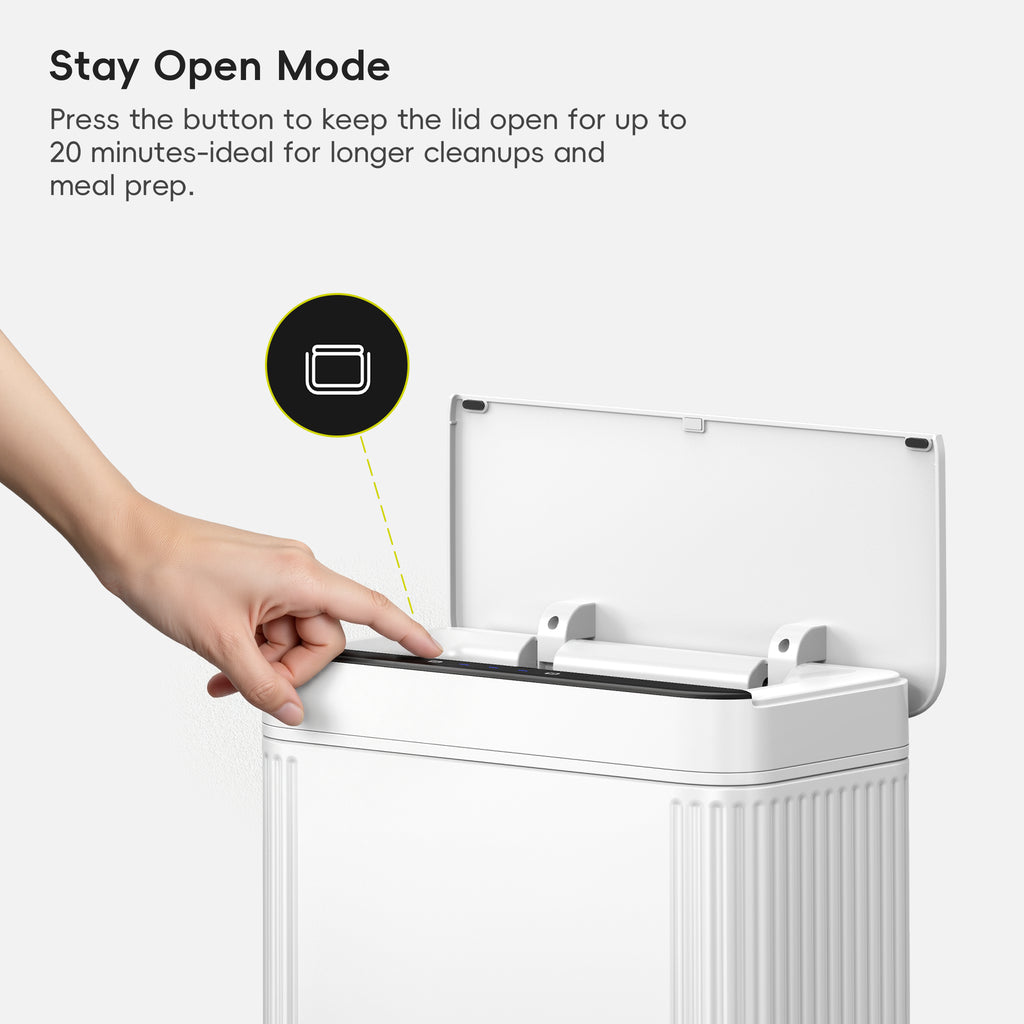 Brio X Compact Motion Sensor Trash Can, 10 L