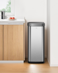 Ecosmart 80L / 21 Gal Motion Sensor Tall and Large Kitchen Trash Can - Stainless Steel