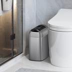 Astro Slim Motion Sensor Trash Can with Butterfly Lid, 10 L