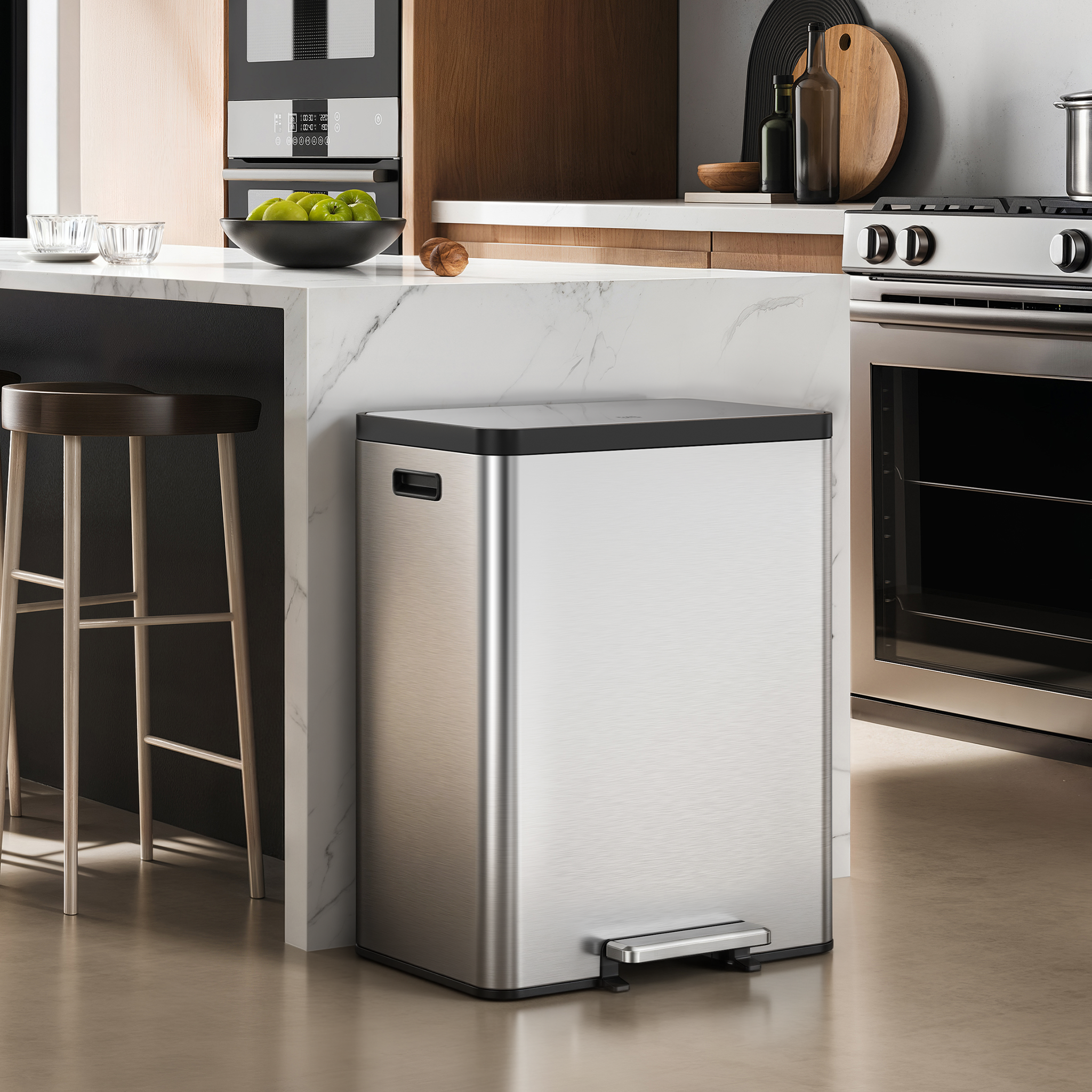 eko☆ EcoCasa II Step Recycling Can - Dual Compartment 36L+24L – Home by EKO
