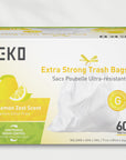 Code G -21 Gallon Easy-Dispense Roll Trash Bag - 60 Count-Lemon Scent