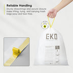 EKO Code A - 1.6 Gallon Easy-Dispense Roll Trash Bag - 80 Count (3-6L) – Reliable Handling