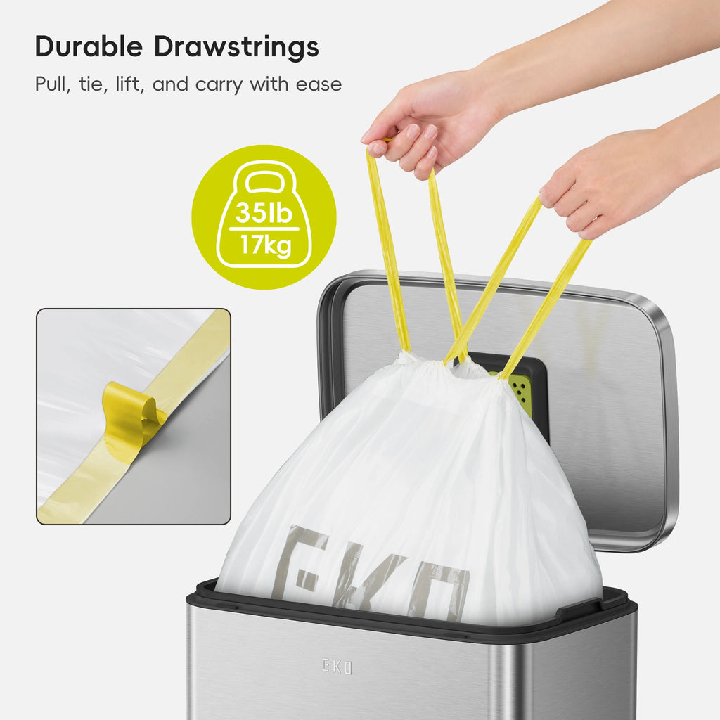 Code F Easy-Dispense Roll Trash Bags, 40-60 L / 10.6-15.9 Gal