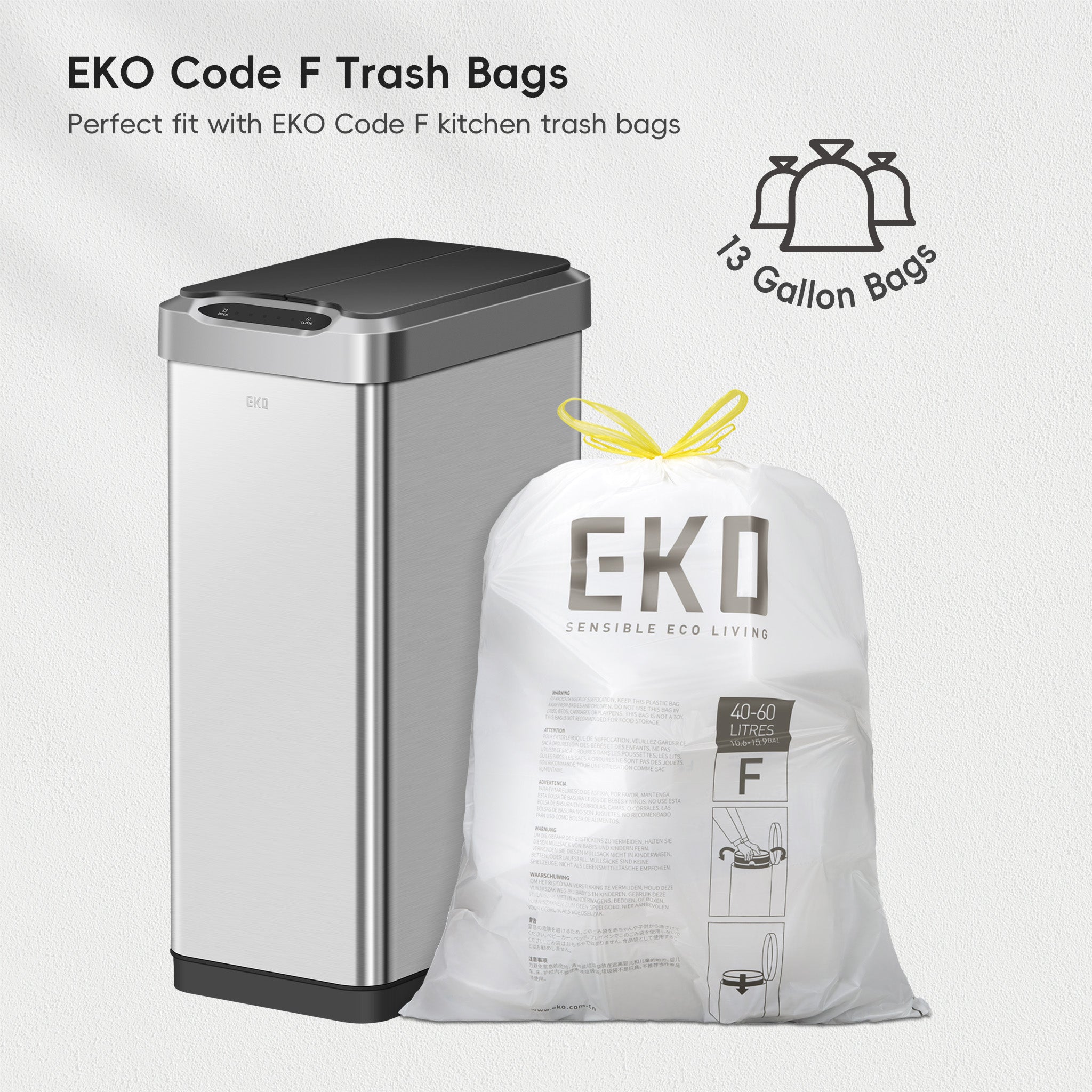 Phantom-T Sensor Can – 50L / 13.2 Gal – Home by EKO