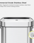 Urban Slim Open Top Can Commercial Grade - 90L / 23.7 Gal