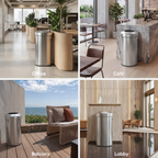 Urban Round Open Top Trash Can