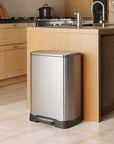Neo-Cube 50 Liter / 13 Gallon Stainless Steel Step Trash Can