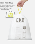 Code F - 13 Gallon  Easy-Dispense Roll Trash Bag - 240 Count