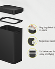 Deluxe Mirage-T Sensor Can - 50L / 13.2 Gal, Matte Black