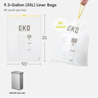 Code K Easy-Dispense Roll Trash Bags, 30-35 L / 7.9-9.3 Gal
