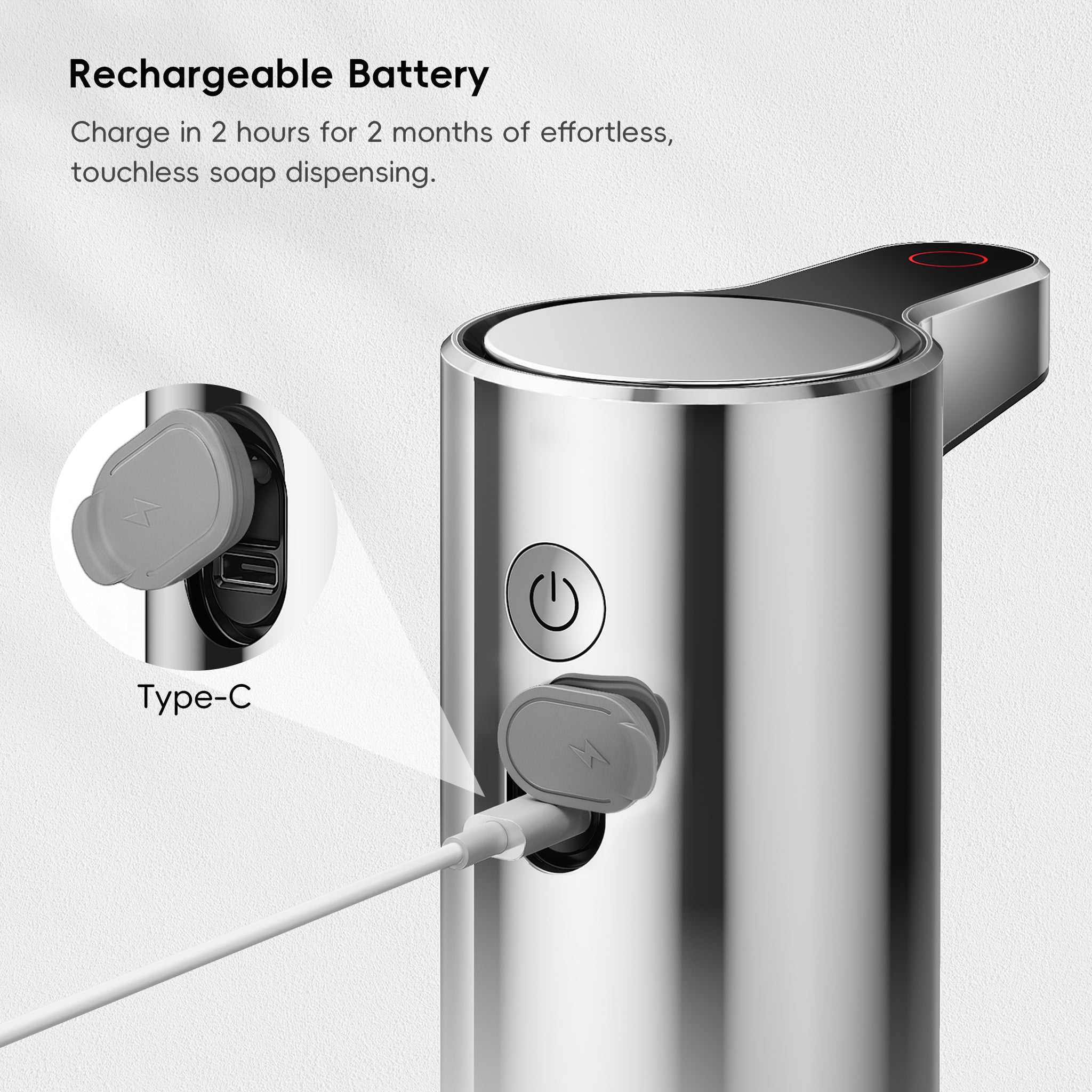 バス・洗面所用品 EKO Aroma Smart Soap Dispenser 250ml Aroma Smart Liquid Soap Dispenser - White – Home by EKO