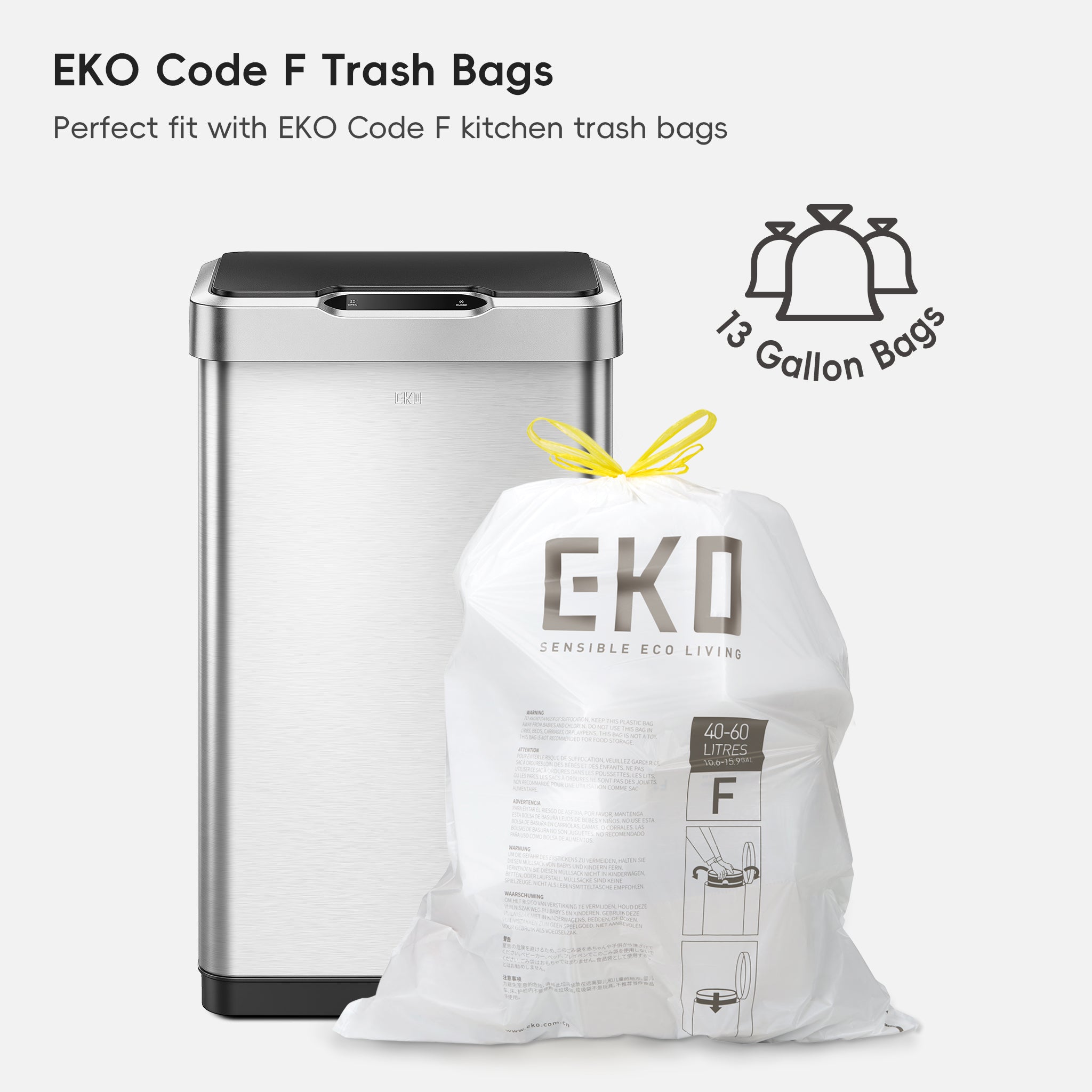EKO Code F Trash Bags.