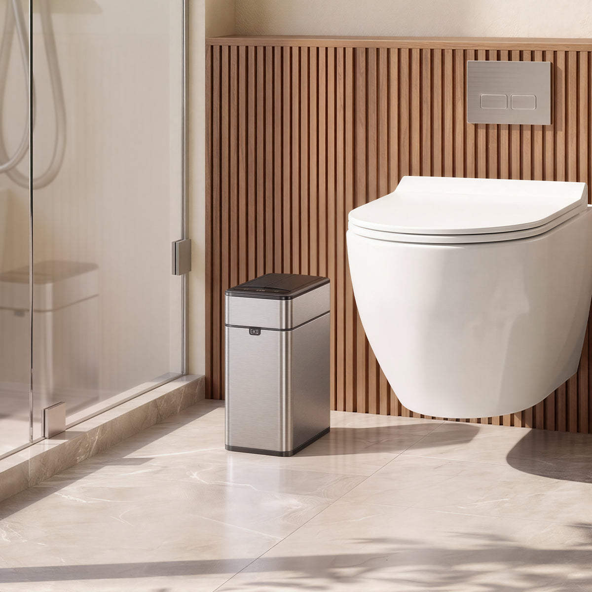 Phantom Pro Motion Sensor Bin with Dual Wing Lid