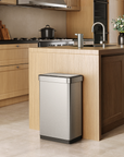 EcoNova 13 Gallon/50 Liter Stainless Steel Motion Sensor Trash Can
